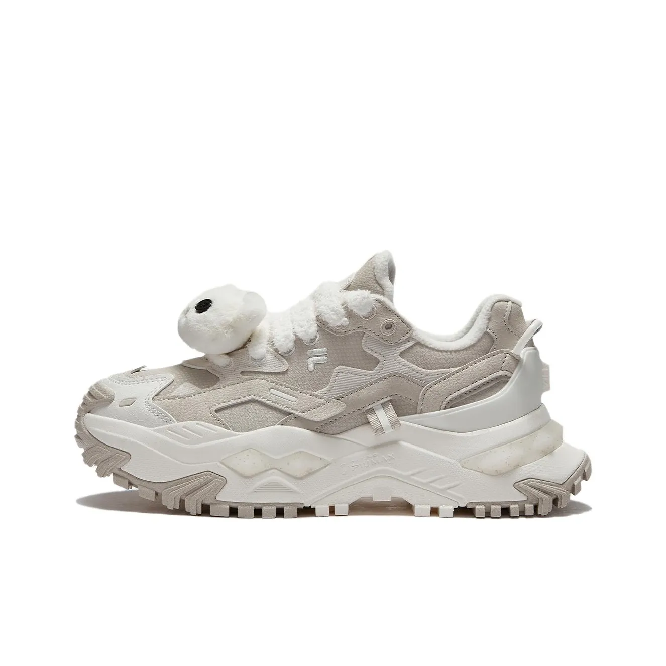 FILA FUSION BIANCO WE Pirate Bear Low Top Casual Shoes Women's Brown White