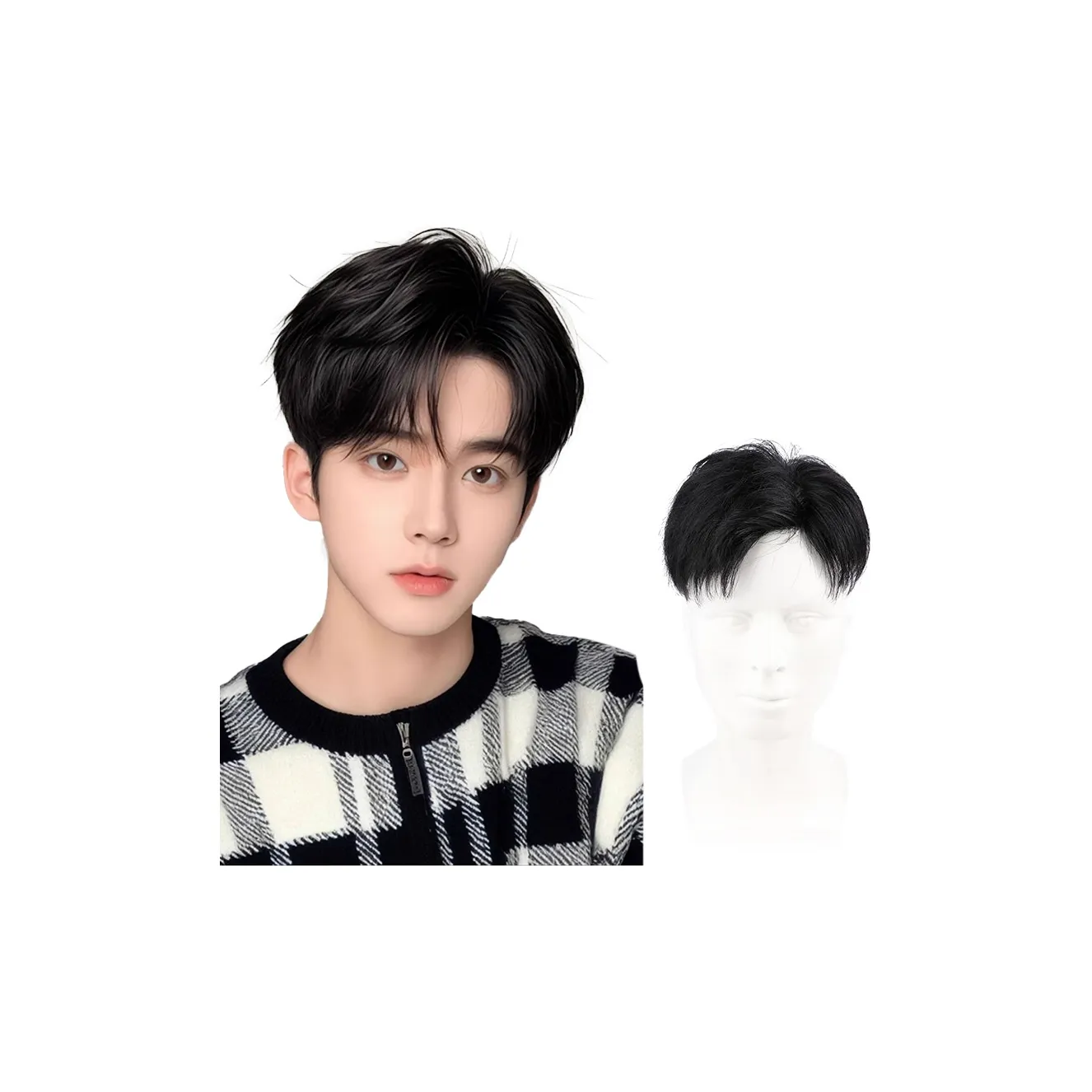 Time Shadow Full Натуральный Волосы Тройной Seven Часть Топ Незаметный Мужской Волосы Расширение Ленты