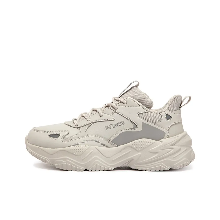 361° Croissant 1,0 Противоскользящий Устойчивый к износу Водонепроницаемый Низкий Топ Повседневная Обувь Мужская Белый Пемза