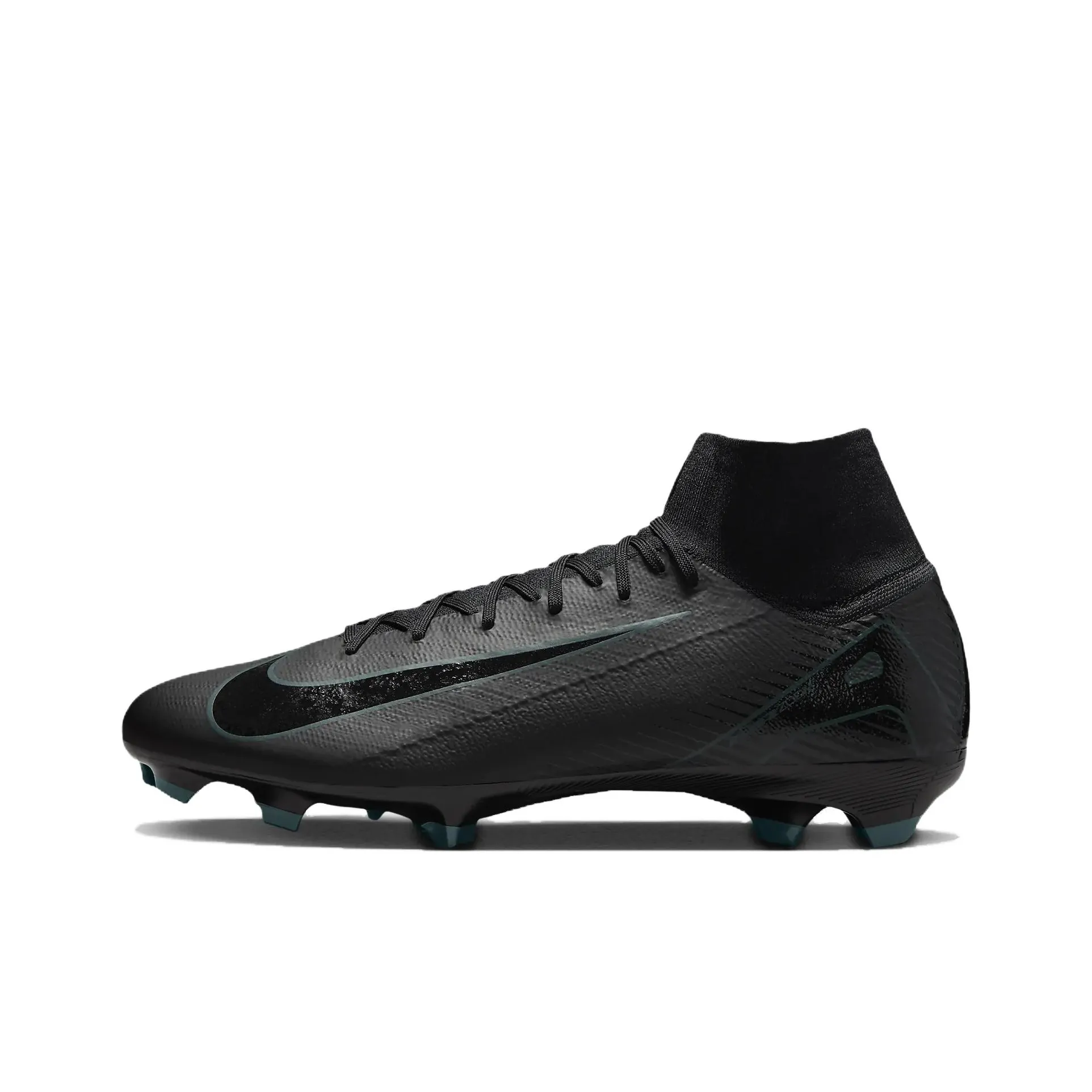 Nike Mercurial Superfly 10 Pro Slip-Resistant Abrasion-Resistant Football Cleats Unisex Black Найк Меркуриал Суперфлай 10 Про Противоскользящие Устойчивые к Износу Футбольные Бутсы Унисекс Черные