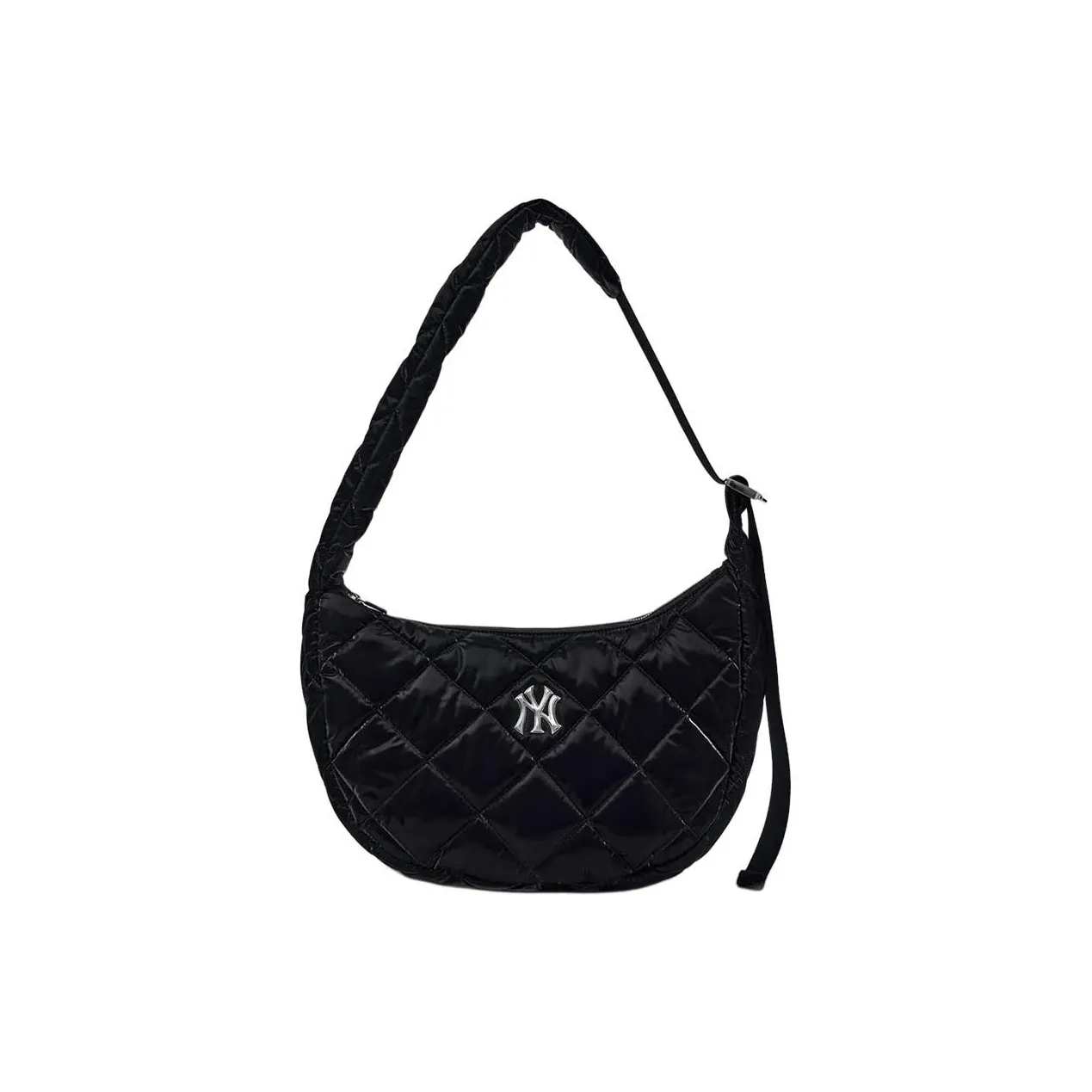 Mlb Base Logo Нью-Йорк Янкис Коллаборация ПУ (полиуретан) Полиуретан Портативный Кроссбоди Сумка Сумка через плечо Обычная Женская Черная