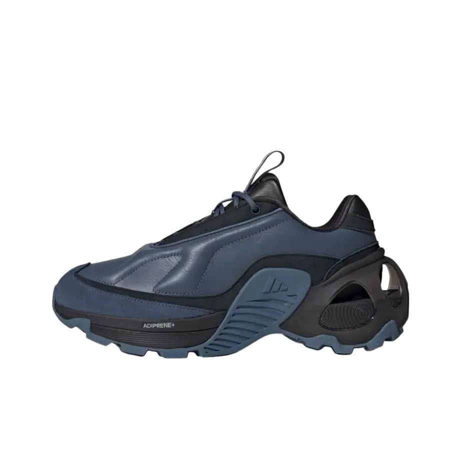 Adidas Wonder Runner Slip-resistant Abrasion-resistant Low Top Casual Running Shoes Unisex Blue Black Adidas Wonder Runner Противоскользящий Устойчивый к истиранию Низкий Топ Повседневные Беговые Кроссовки Унисекс Синий Черный