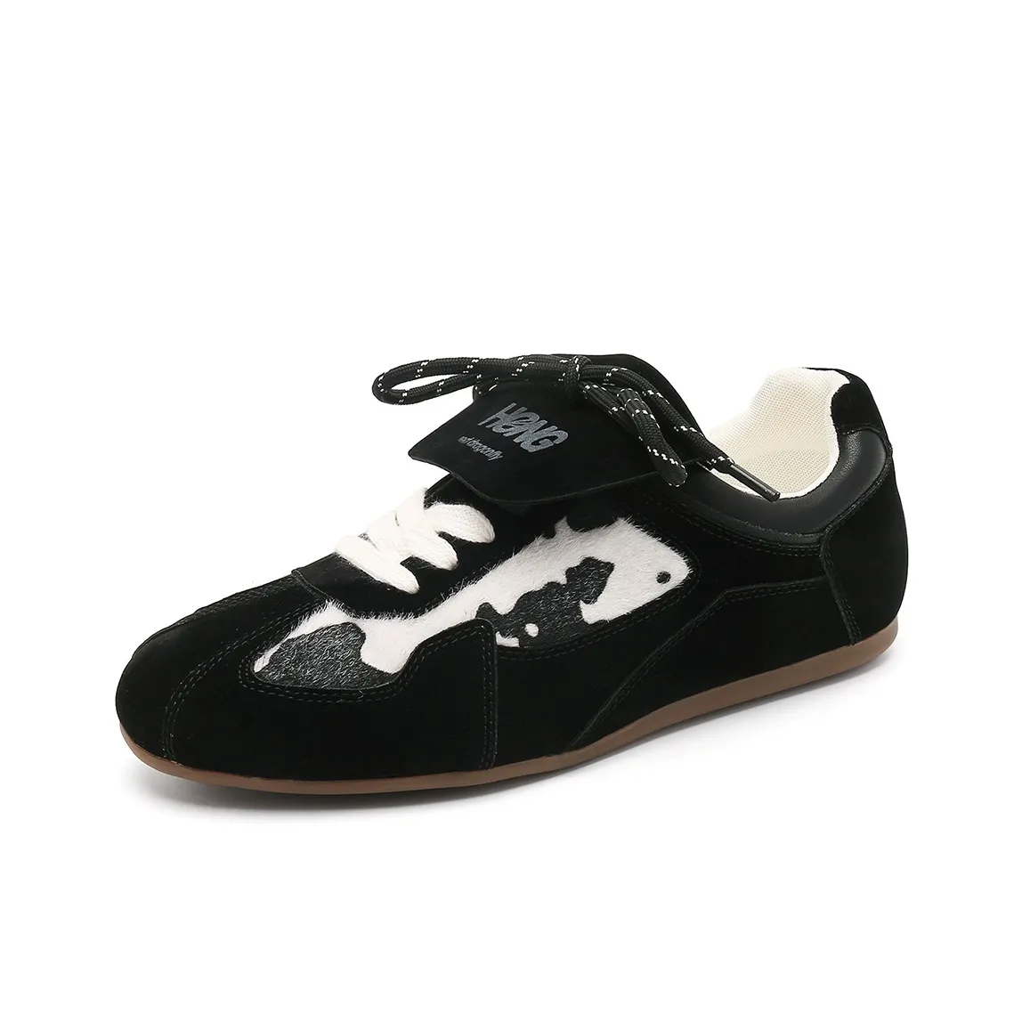 RED DRAGONFLY Туфли на плоской подошве Легкие и Дышащие Низкий Топ Повседневные Женские Черный КАМЕЛ