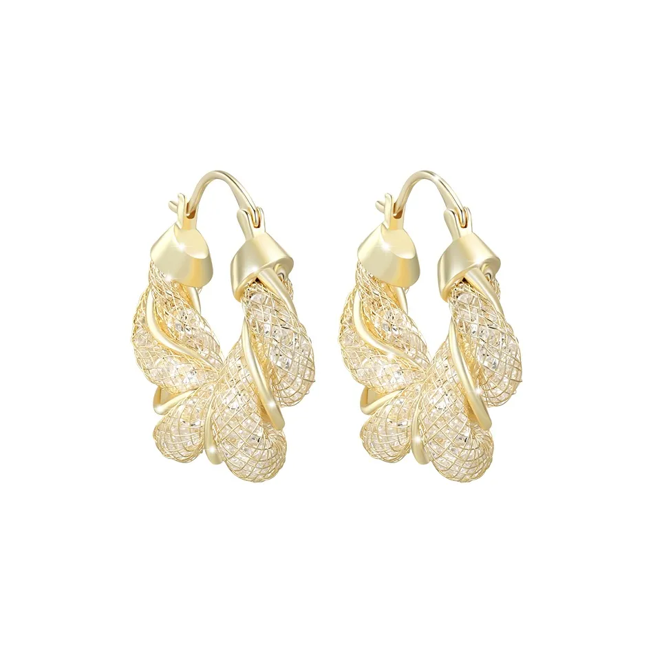 QIMEILA Серьги из сплава женские золотые