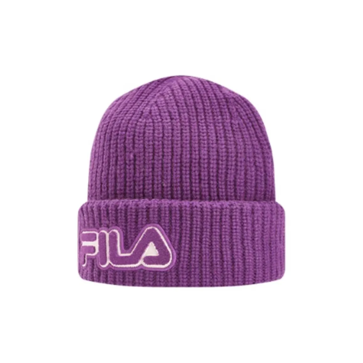 FILA Sheepskin Beanies Unisex Purple