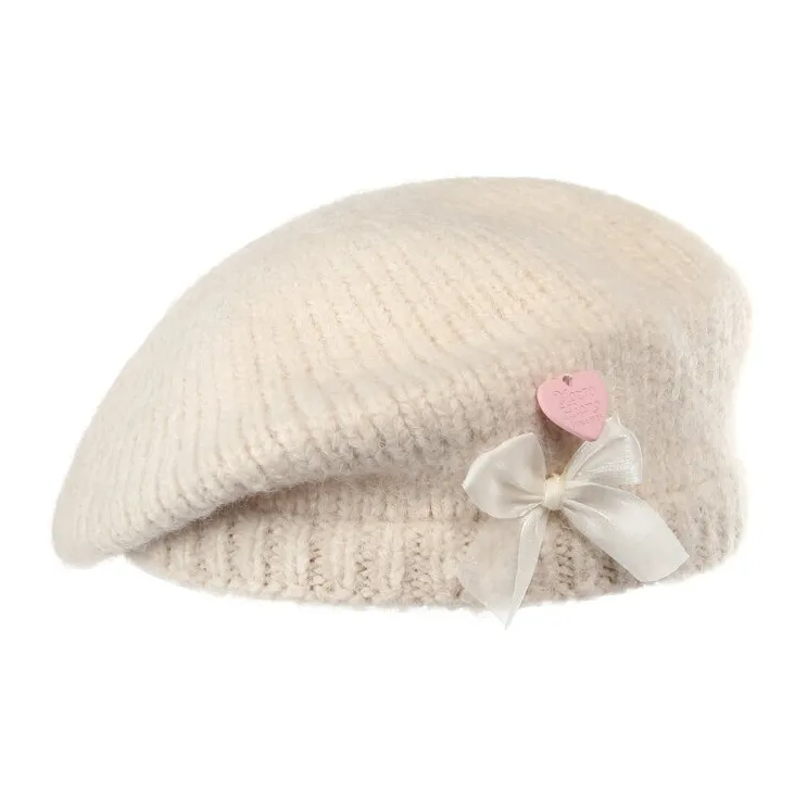 FREE RABBITⅡ Осенний Зимний Мода Термический Плюшевый Трикотажная Ткань PAINTER Берет Женский