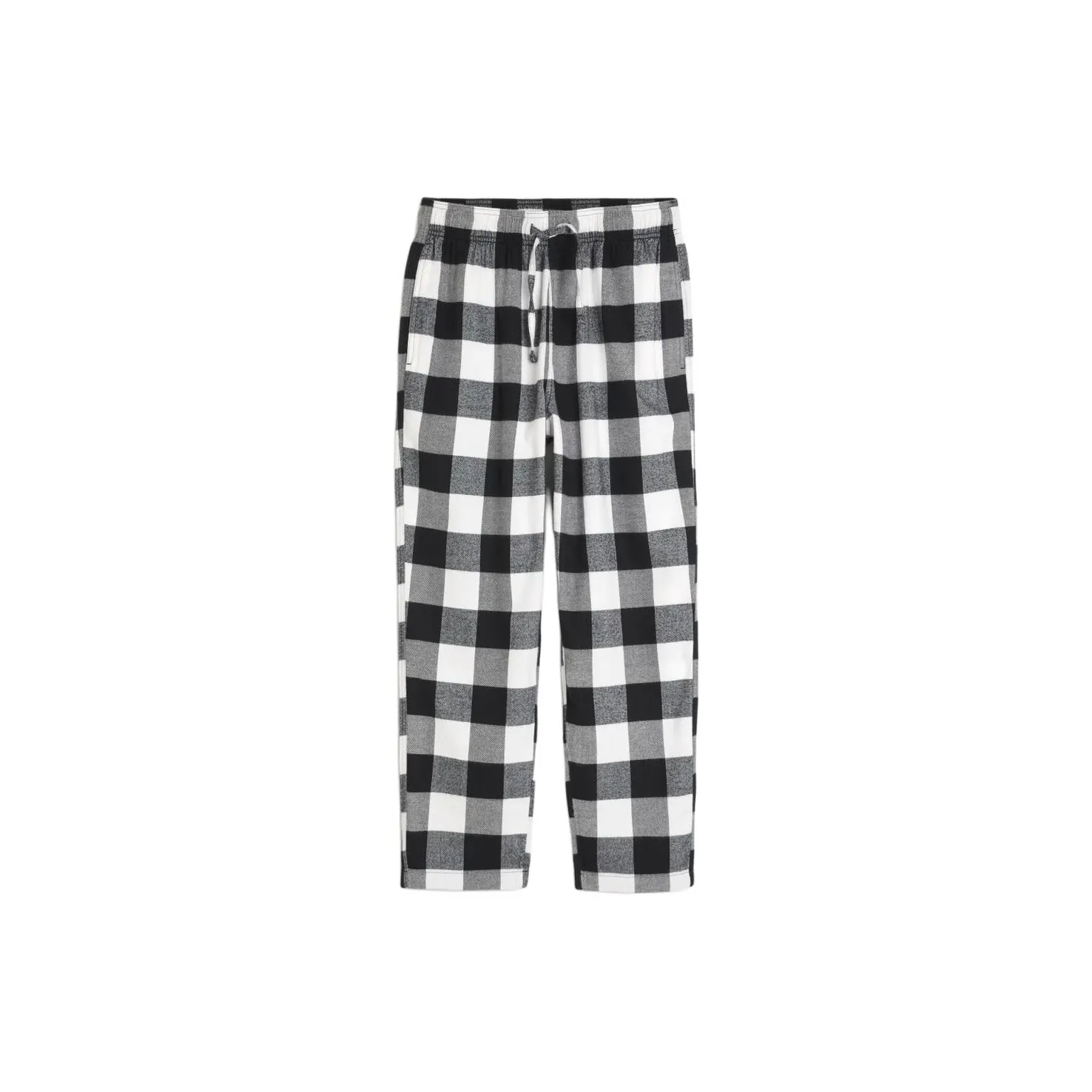 Hollister Pajama Pants Men's Black Plaid
