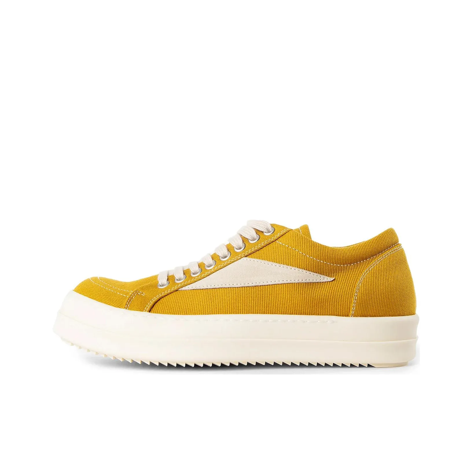 RICK OWENS/RO Porterville Low Top Skateboard Shoes Women's Yellow
