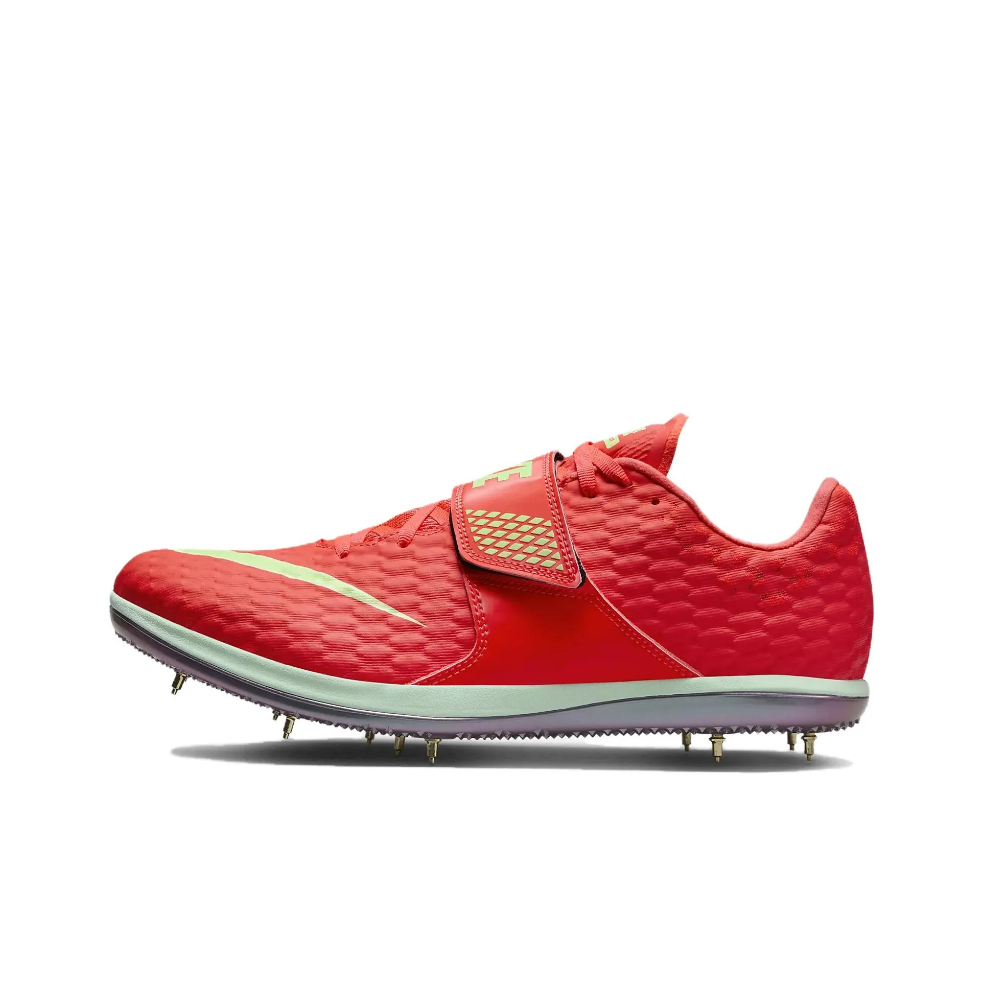 Nike High Jump Elite Bright Crimson Hyper Orange Lime Blast Washed Coral