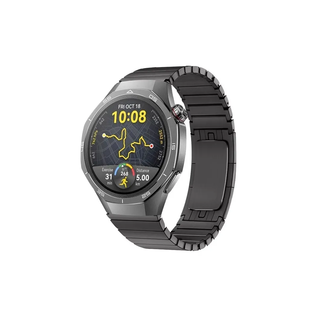 Watchbond Strap Huawei Compatibility Made Of Steel Compatible With Huawei GT5 Pro All