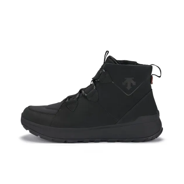 DESCENTE SKI STYLE Warm And Wear Resistant Short Snow Boots Men's Black