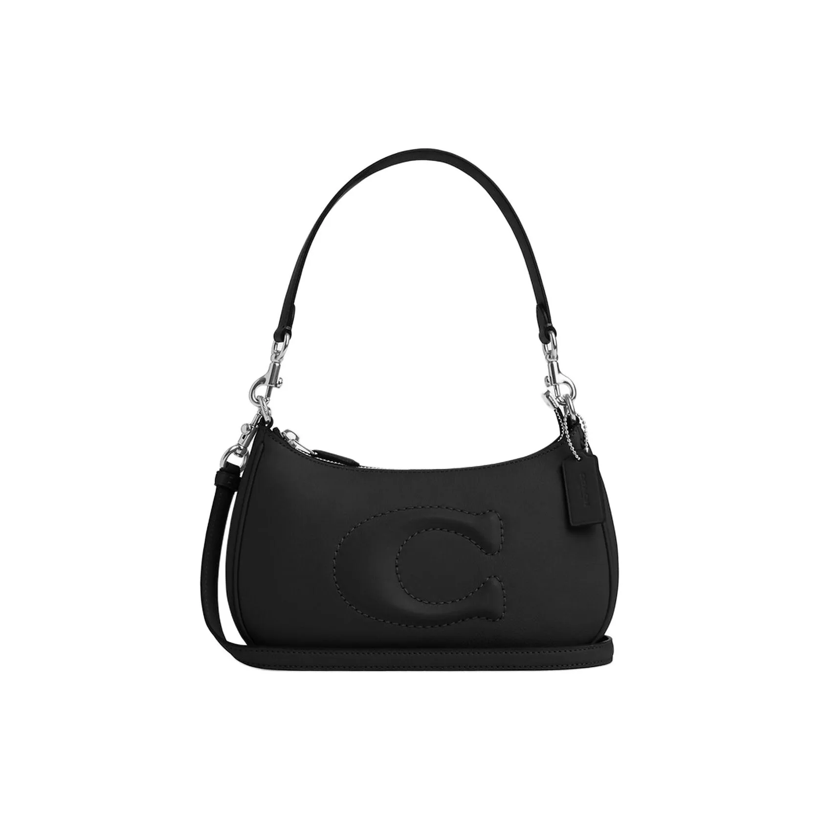 COACH Teri Smooth Leather Crossbody Bag Сумка через плечо Женская Черная