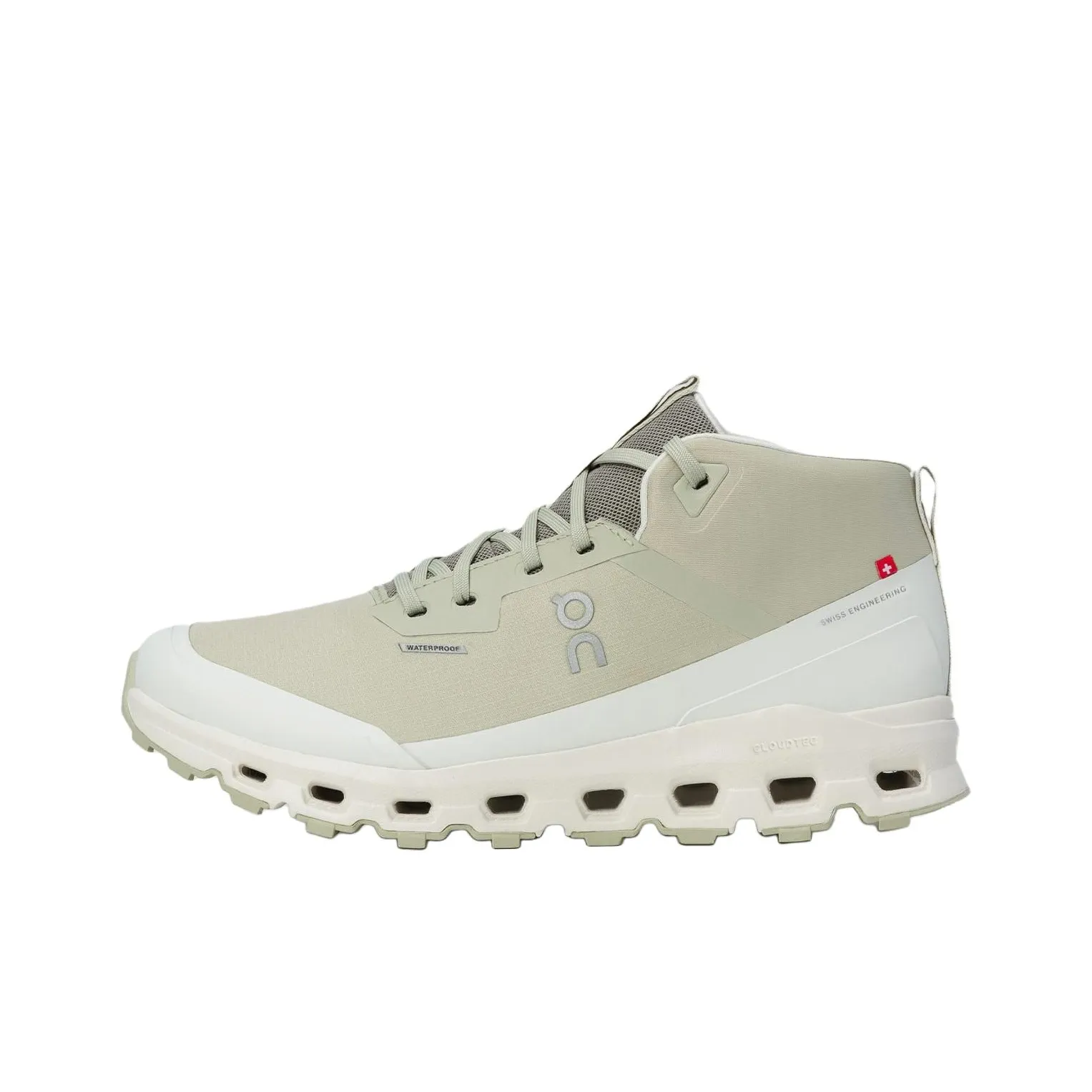 On Running Cloudroam Waterproof Chalk Ice