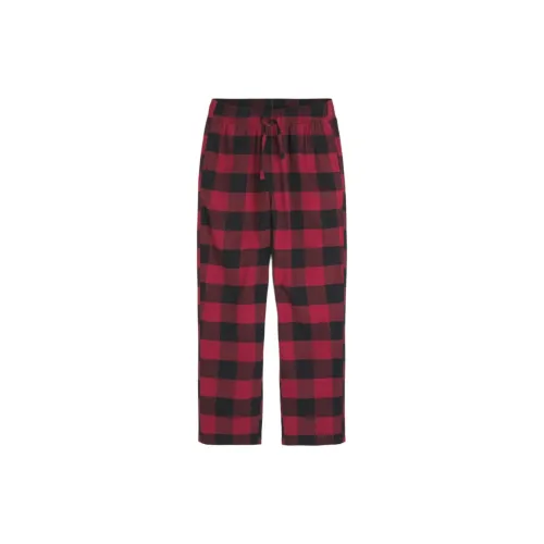 Hollister Красная клетка Мужские пижамные брюки