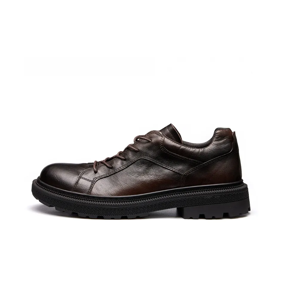 LEYGMENLG Casual Shoes Men's Coffee