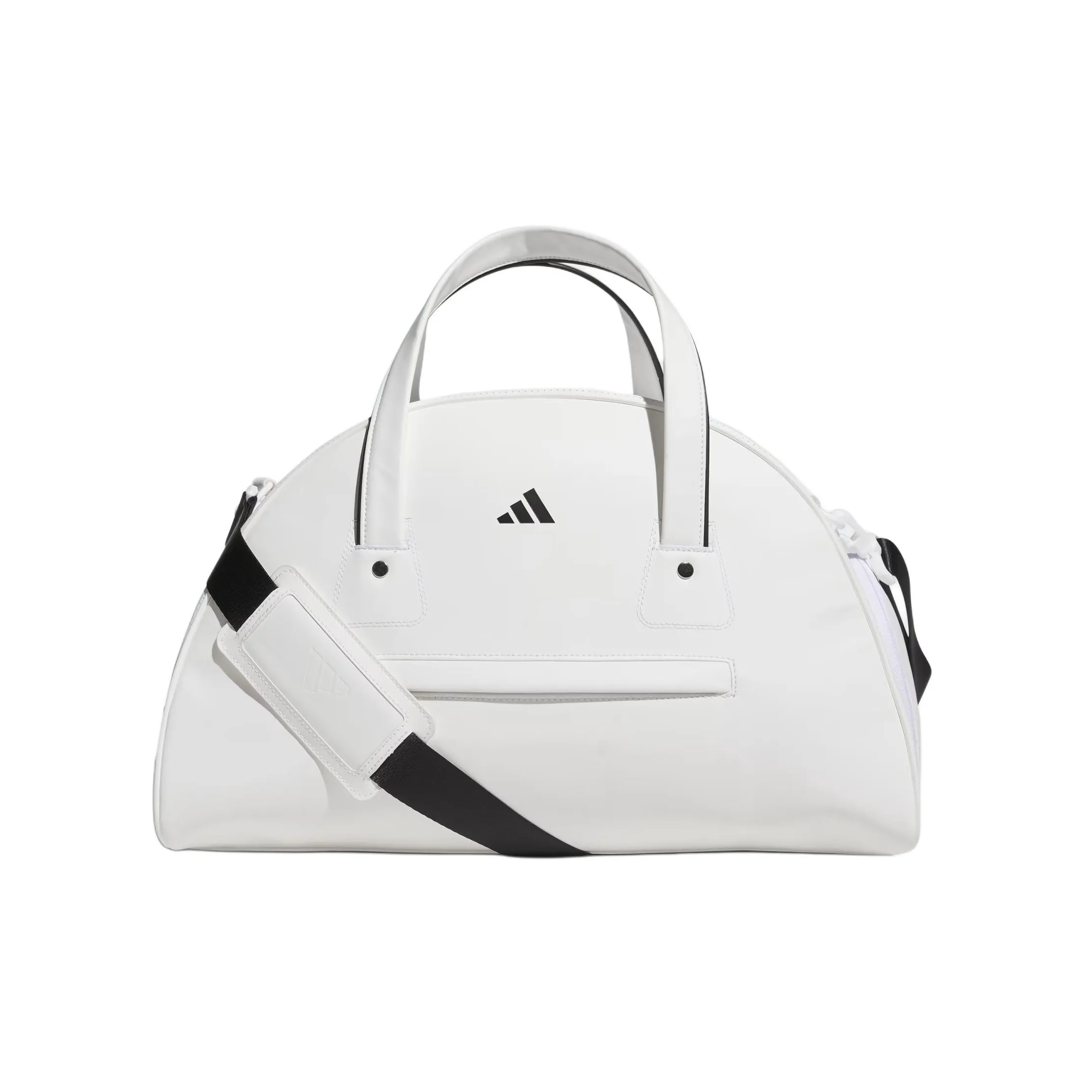 Adidas PU Boston Bag, Shoulder Bag, Crossbody Bag, Handbag Women's White