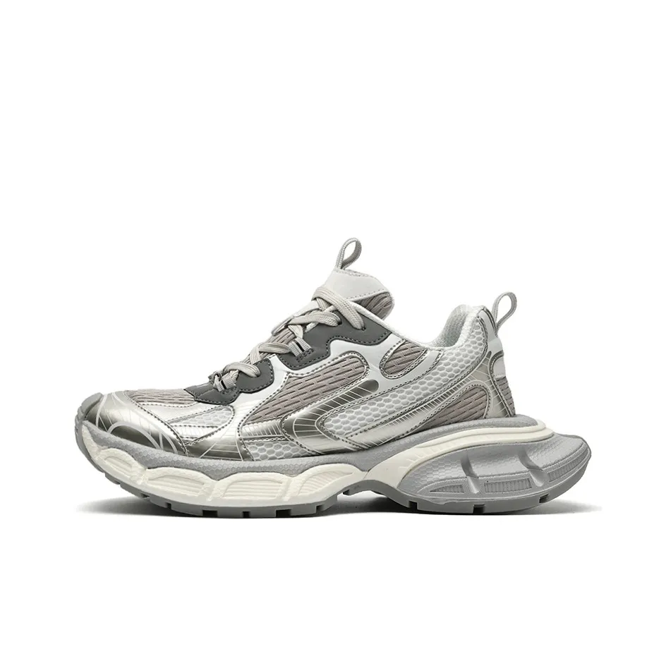 MVA Толстая подошва Низкий топ Шампанское Унисекс