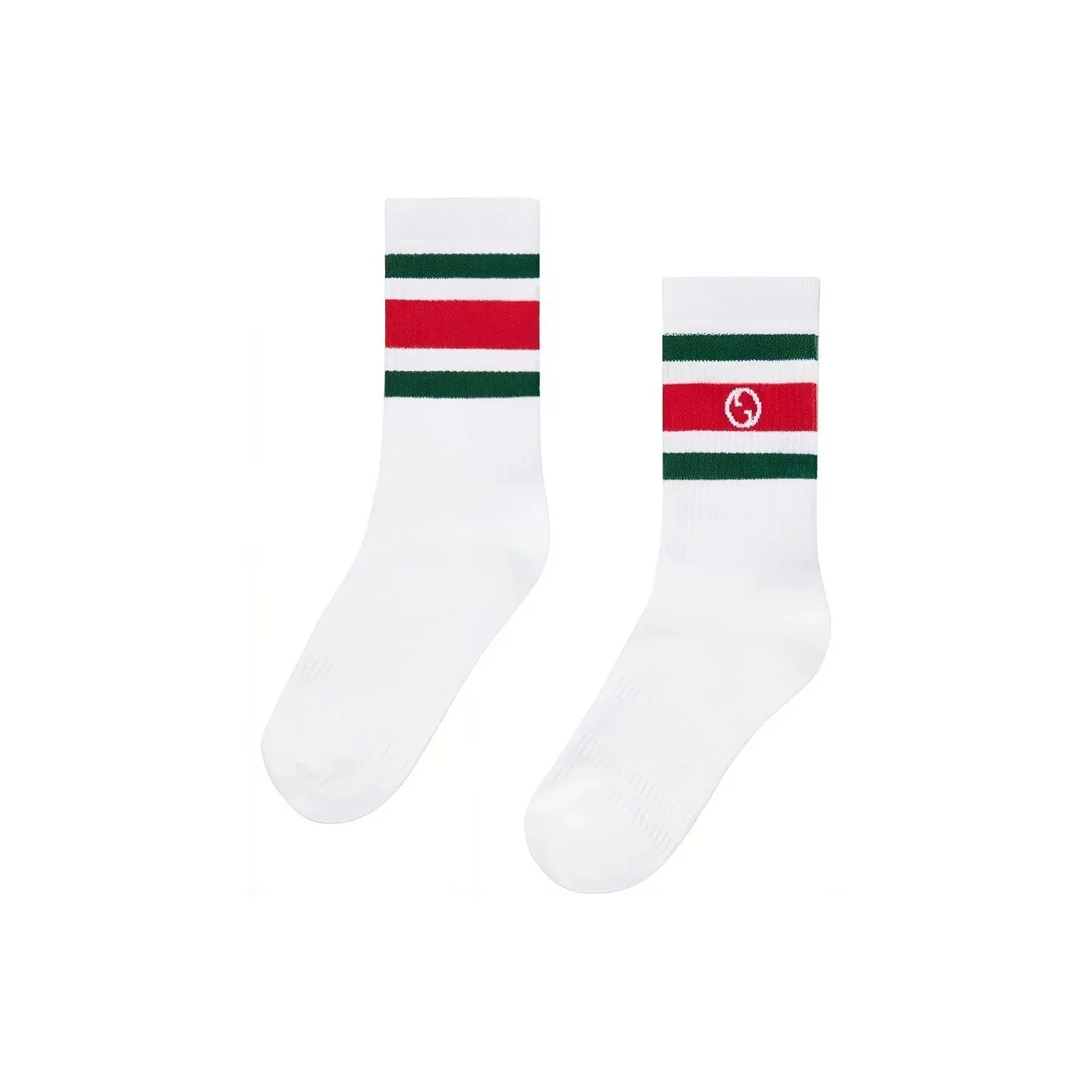 GUCCI Interlocking G Ribbed Knit Socks