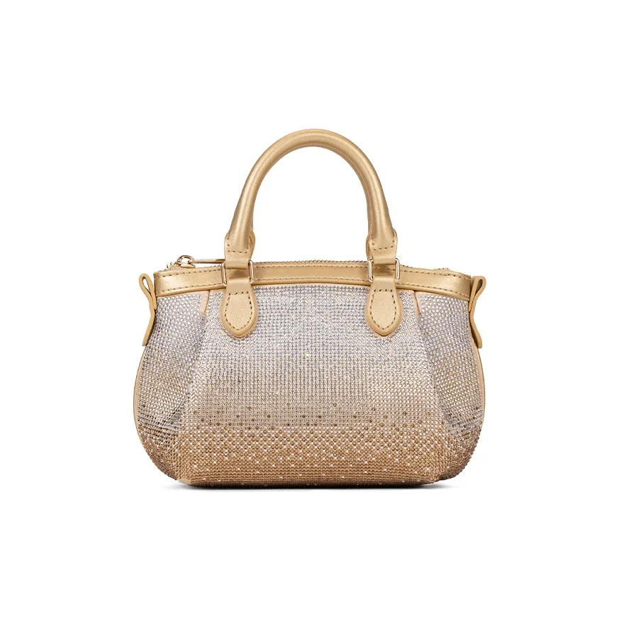 CHRISBELLA Синтетическая кожа Одно плечо Сумка Маленькая Женская Черная Золотая