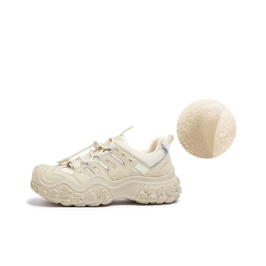 CAMEL Ugly-Cute Shoes 3.0 Fleece-Lined Anti-Slip Wear-Resistant Low-Top Casual Shoes Women's
