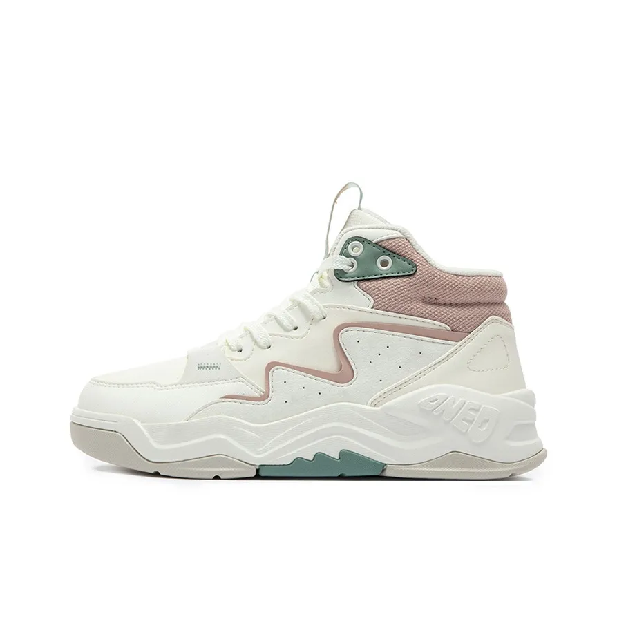 361° Xingran Термический Амортизация Устойчивый к истиранию Высокий Топ Скейтборд Кроссовки Женские Белый Зеленый