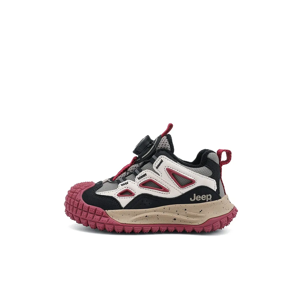 JEEP Низкий Топ Kids Lifestyle Shoes Черный Samurai Красный Обсидиан Черный Детский