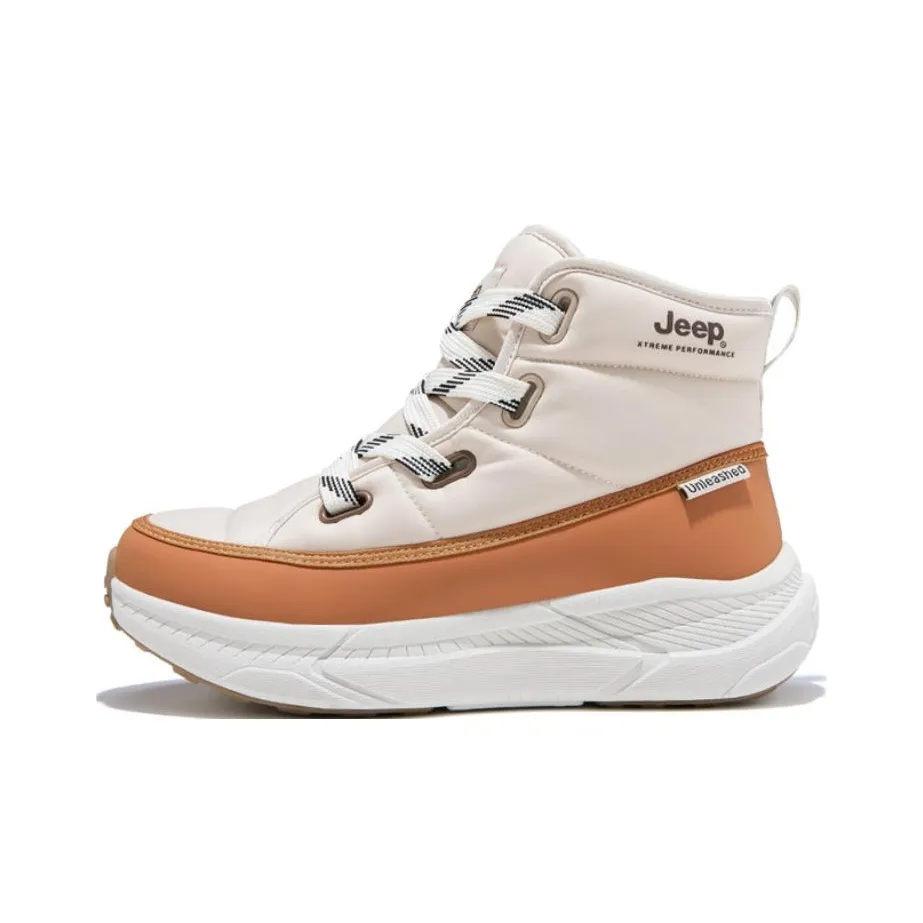 JEEP Термические Crew Сноубутсы Мужские Бежево-Оранжевые