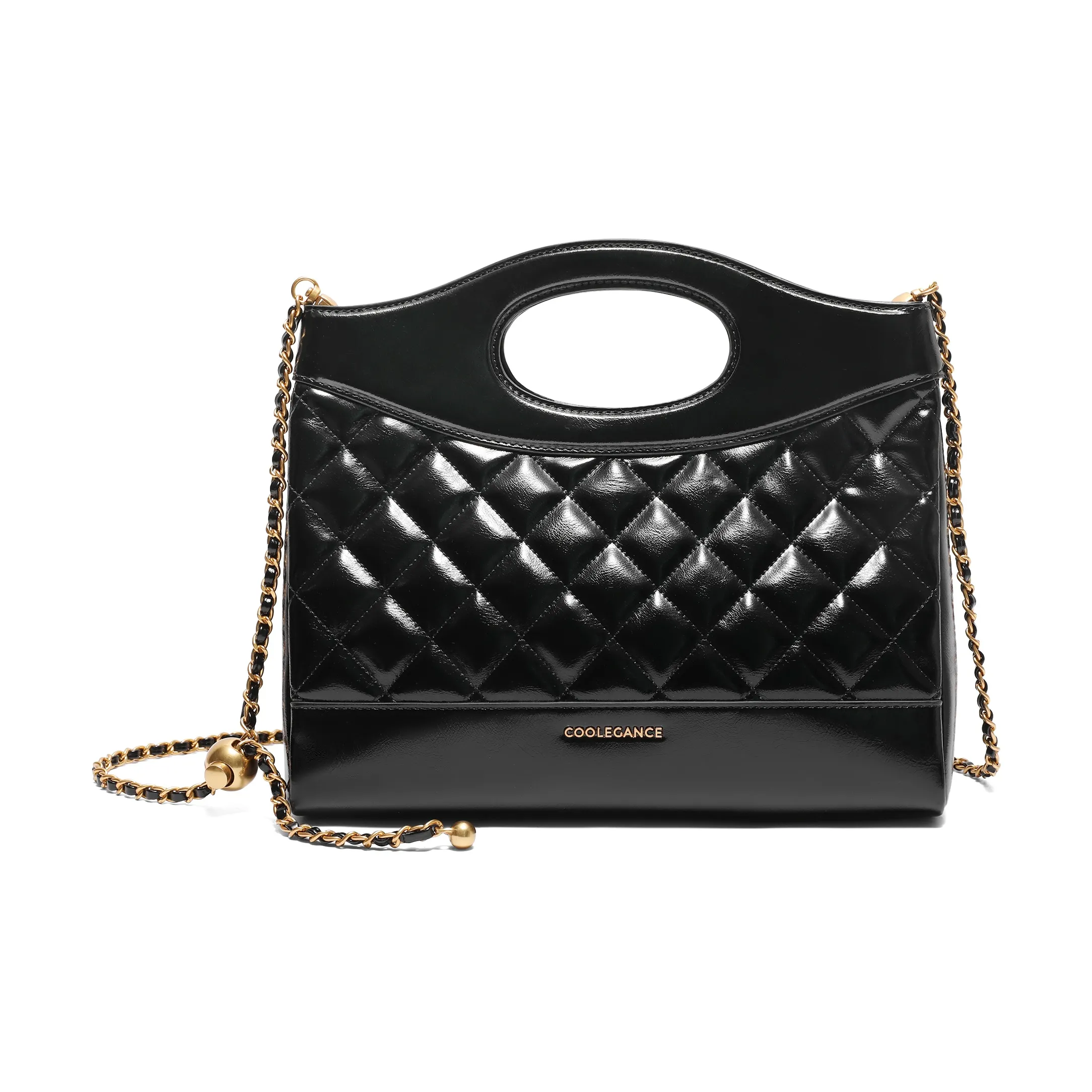 BELLE Искусственная кожа Одно плечо Сумка Средний Женский Черный Анкора Красный