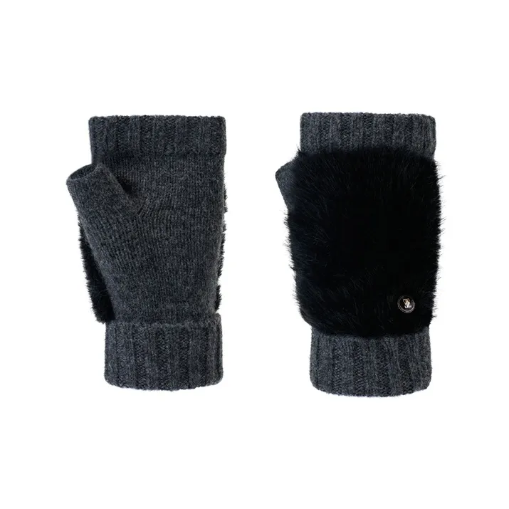 ELLE Полиэстеровый трикотаж Перчатки Женские