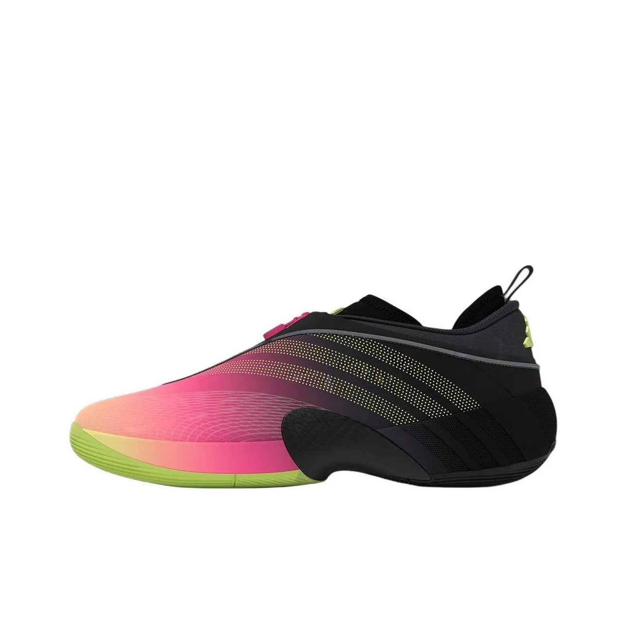Adidas DON Issue 7 Slip-resistant Abrasion-resistant Low-top Basketball Shoes Unisex Black Pink