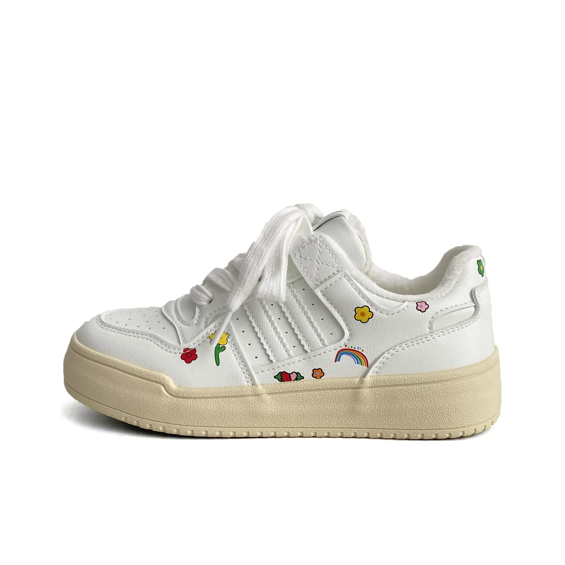 Lanza Slip-resistant Abrasion-resistant Breathable Увеличивающие высоту Низкие Кроссовки для скейтбординга Женские