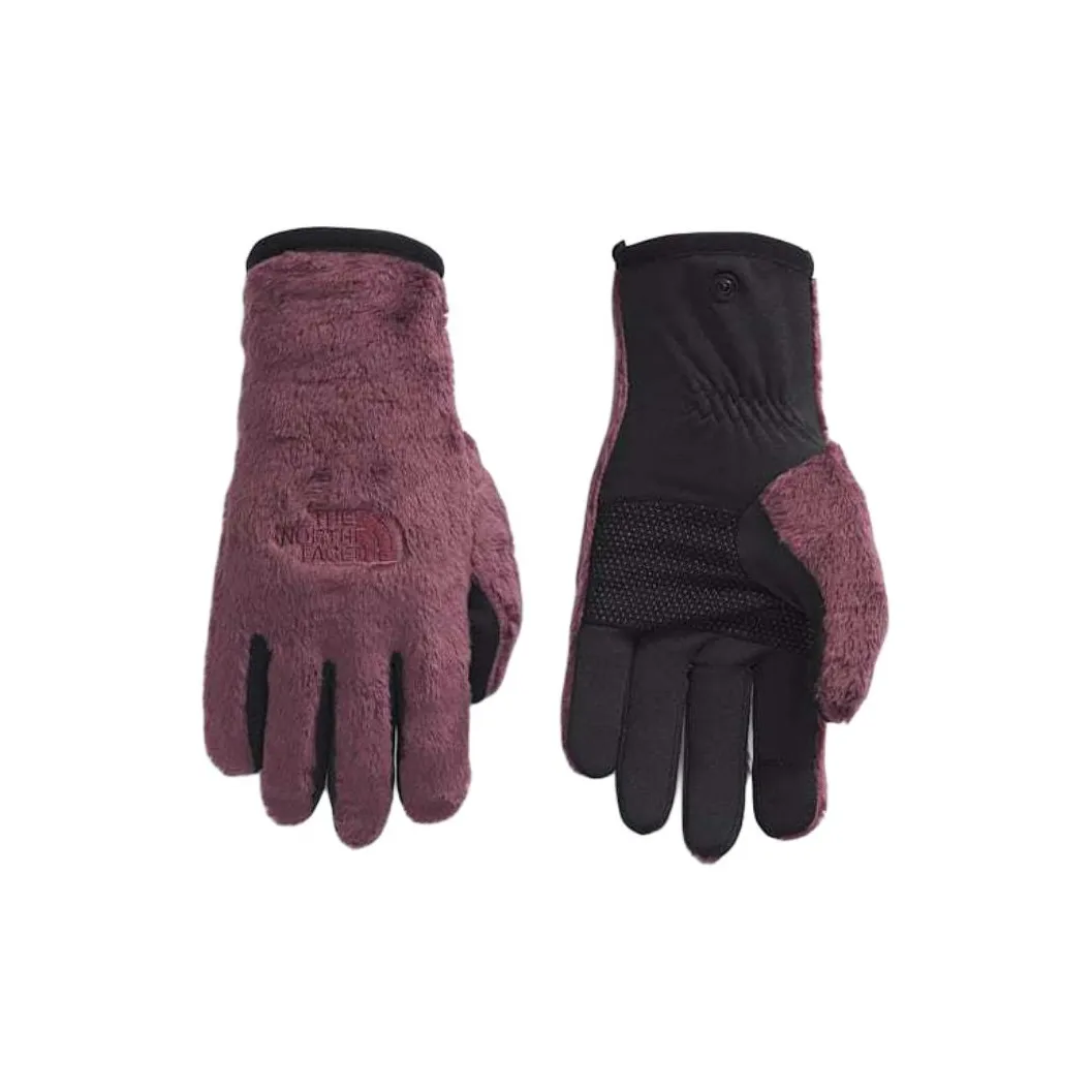 The North Face Переработанный полиэстер полиэстер спандекс эластичное волокно силикон шерсть эластан перчатки женские фуксия