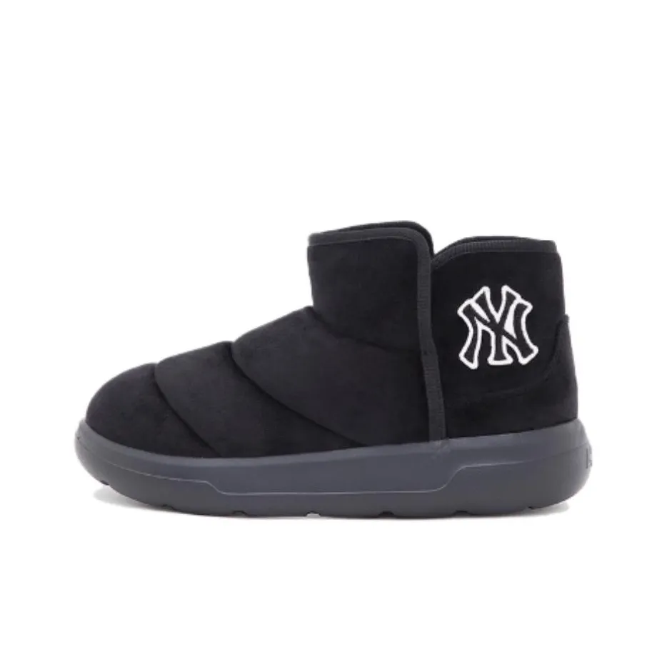 MLB New York Yankees Warm Slip Resistant Short Snow Boots Women's Black