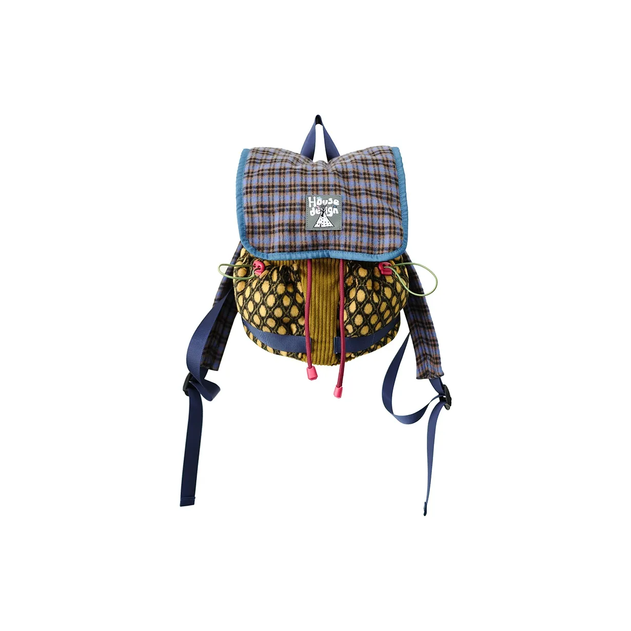 The HOUSE Yimazato Вельвет Carry Рюкзак Унисекс Имбирно-желтый