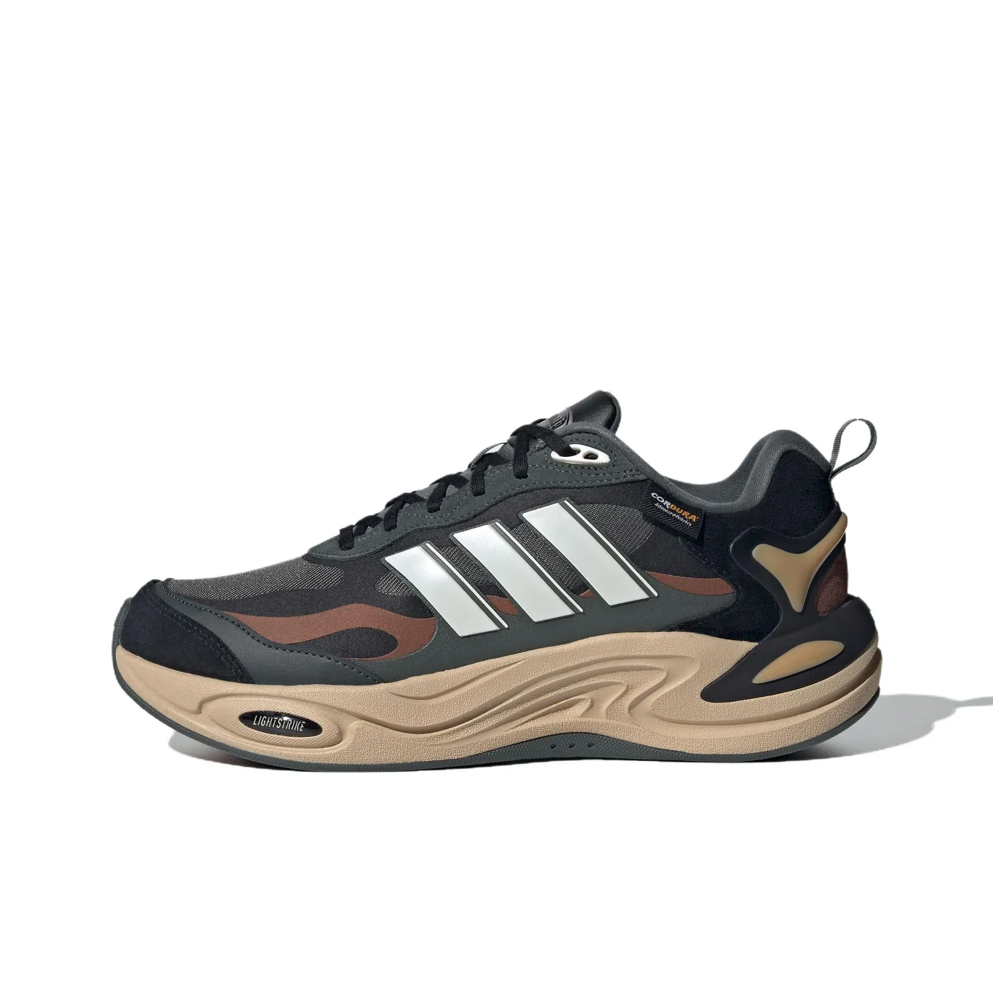 Adidas CLIMAWARM Противоскользящие устойчивые к истиранию низкие беговые кроссовки унисекс темно-зеленый