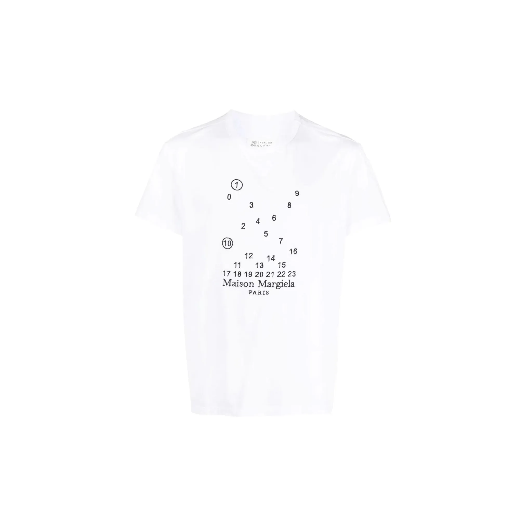 Maison Margiela Graphic Printed Crewneck T Shirt
