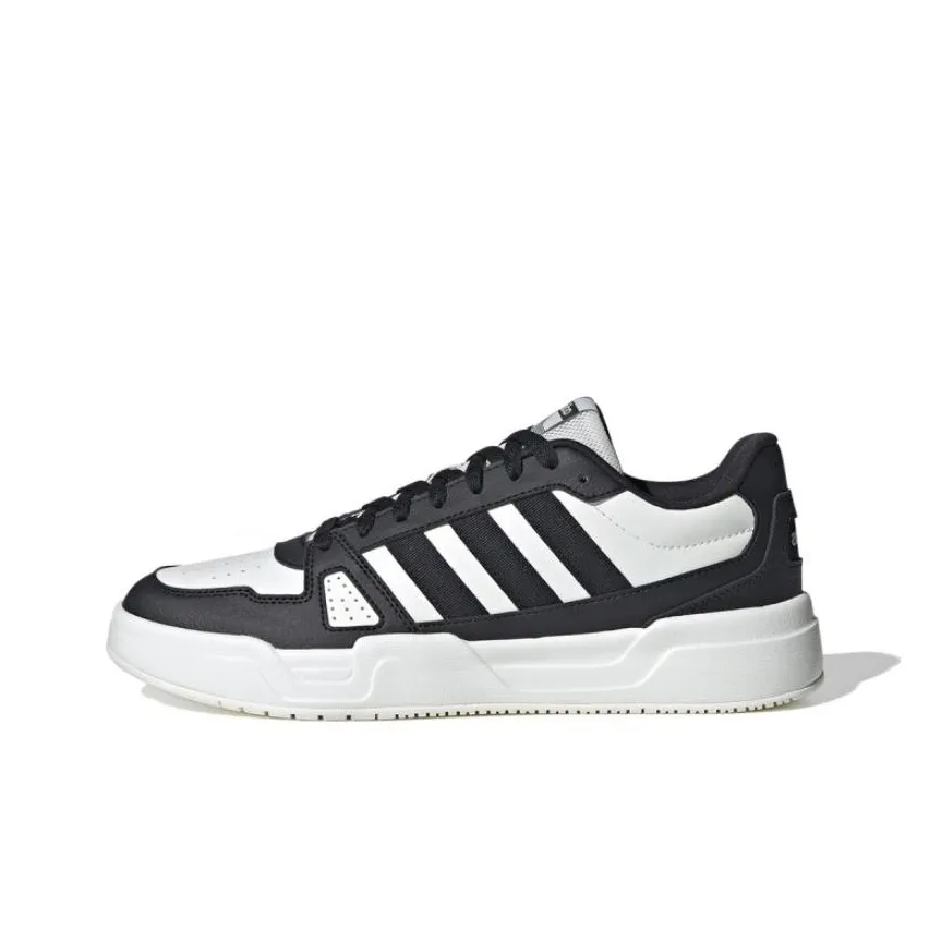 Adidas LITE BALLER Slip-Resistant и Breathable Low-Top Скейтбординг Кроссовки Мужские Черный Белый