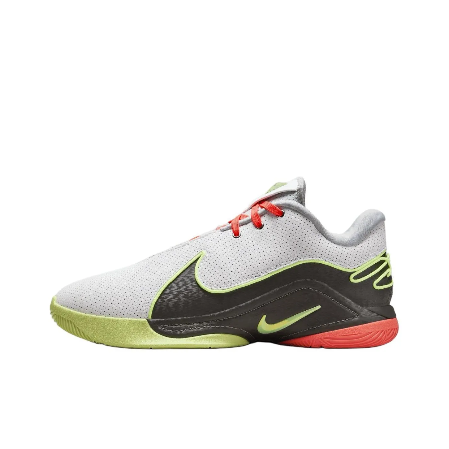 Nike LeBron 22 Slip-Resistant Abrasion-Resistant Low-Top Баскетбольные кроссовки Унисекс Белый