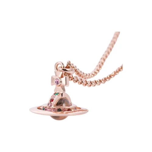 Вивьен Вествуд New Petite Orb Pendant Brass Necklaces Женские