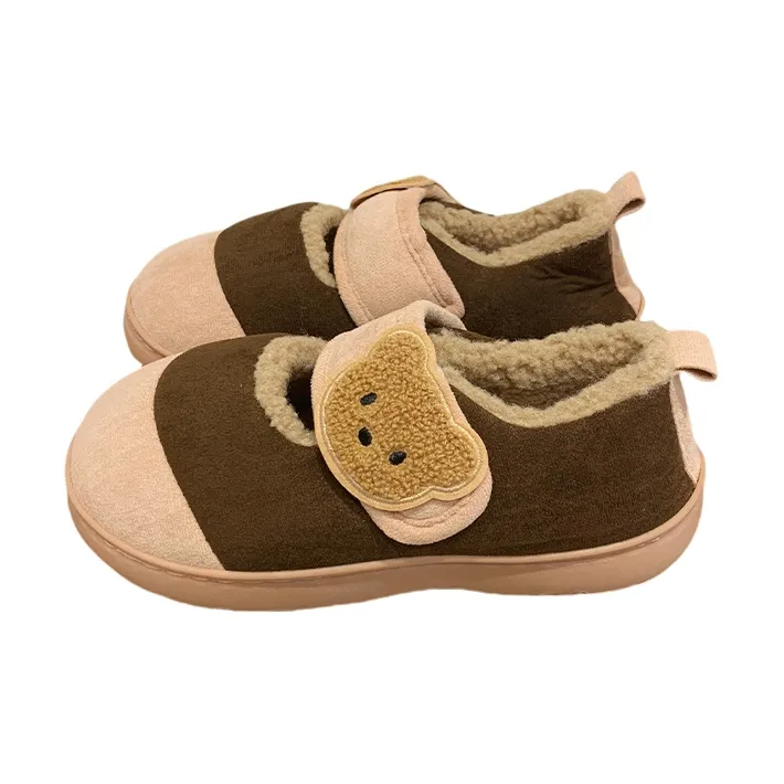 Thin Strips Cotton Slippers, Home Slippers Unisex, Pink