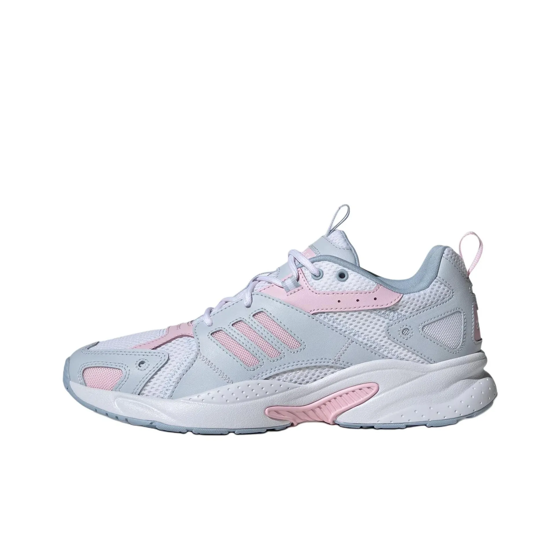 Adidas JZ Runner Slip-resistant Abrasion-resistant Low Top Footwear Women's White Pink