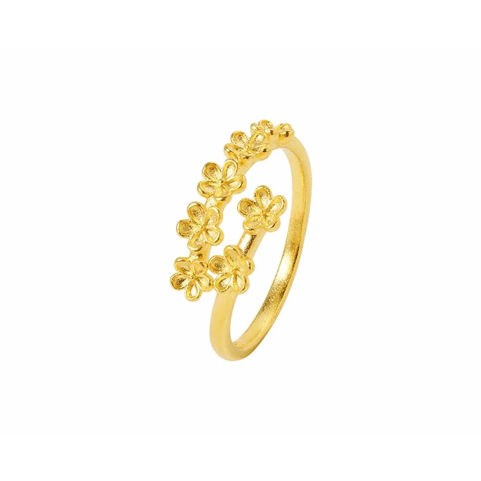 MUYAN Сплав Цветущая слива Кольцо Женское