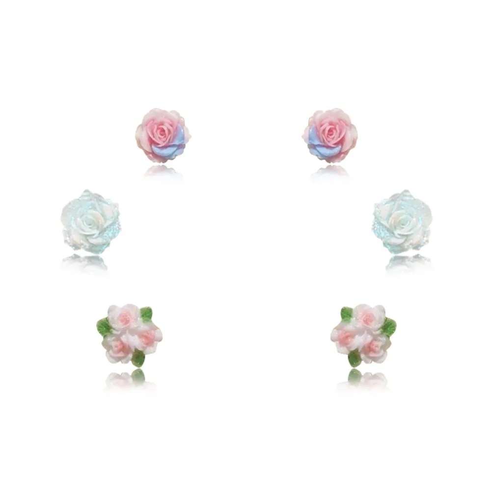 JOYDINNY Серебро S925 Серьги-гвоздики Женские