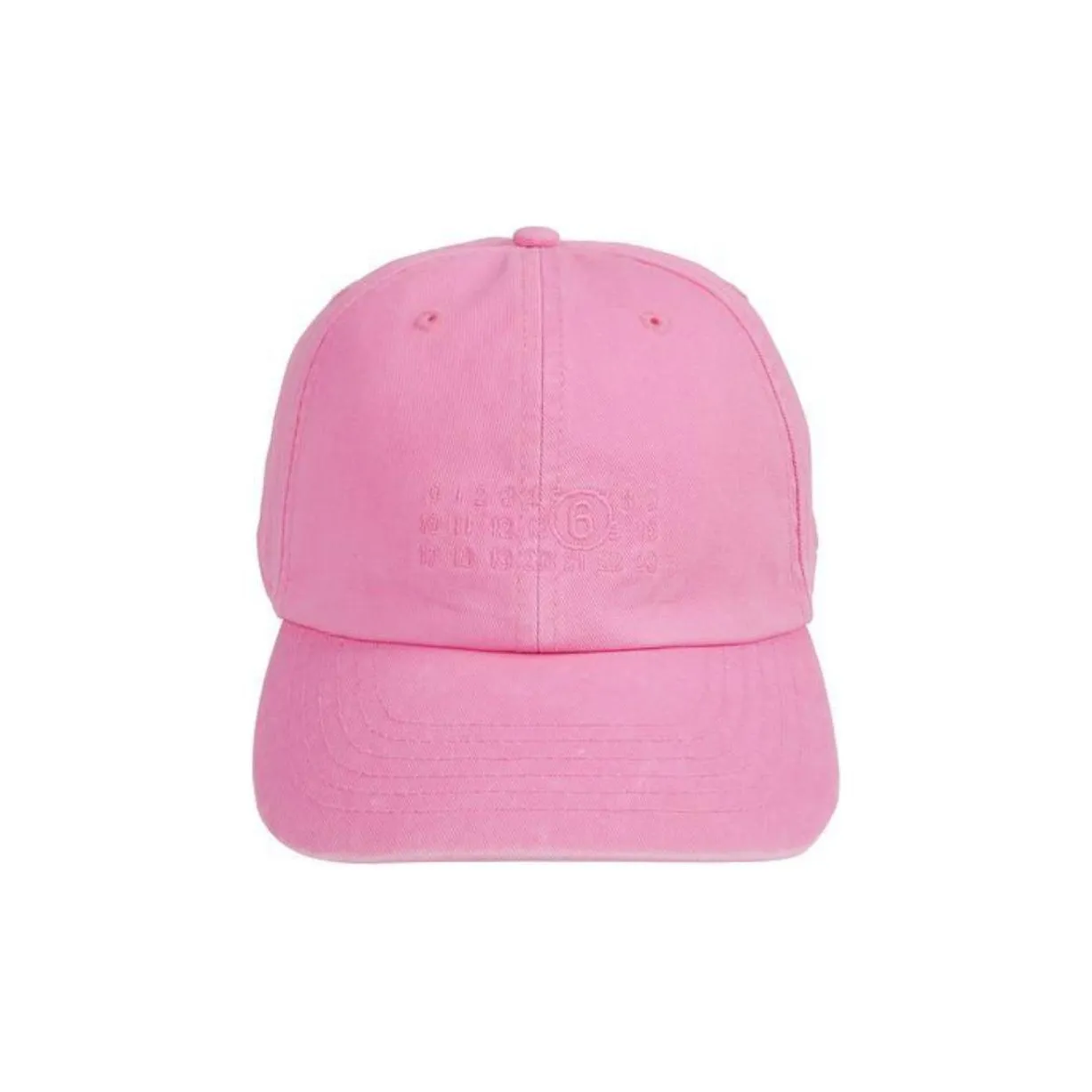 MM6 Maison Margiela Signature Numbers Embroidered Curved Peak Cap