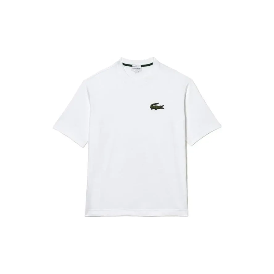 LACOSTE Logo patch Cotton T shirt