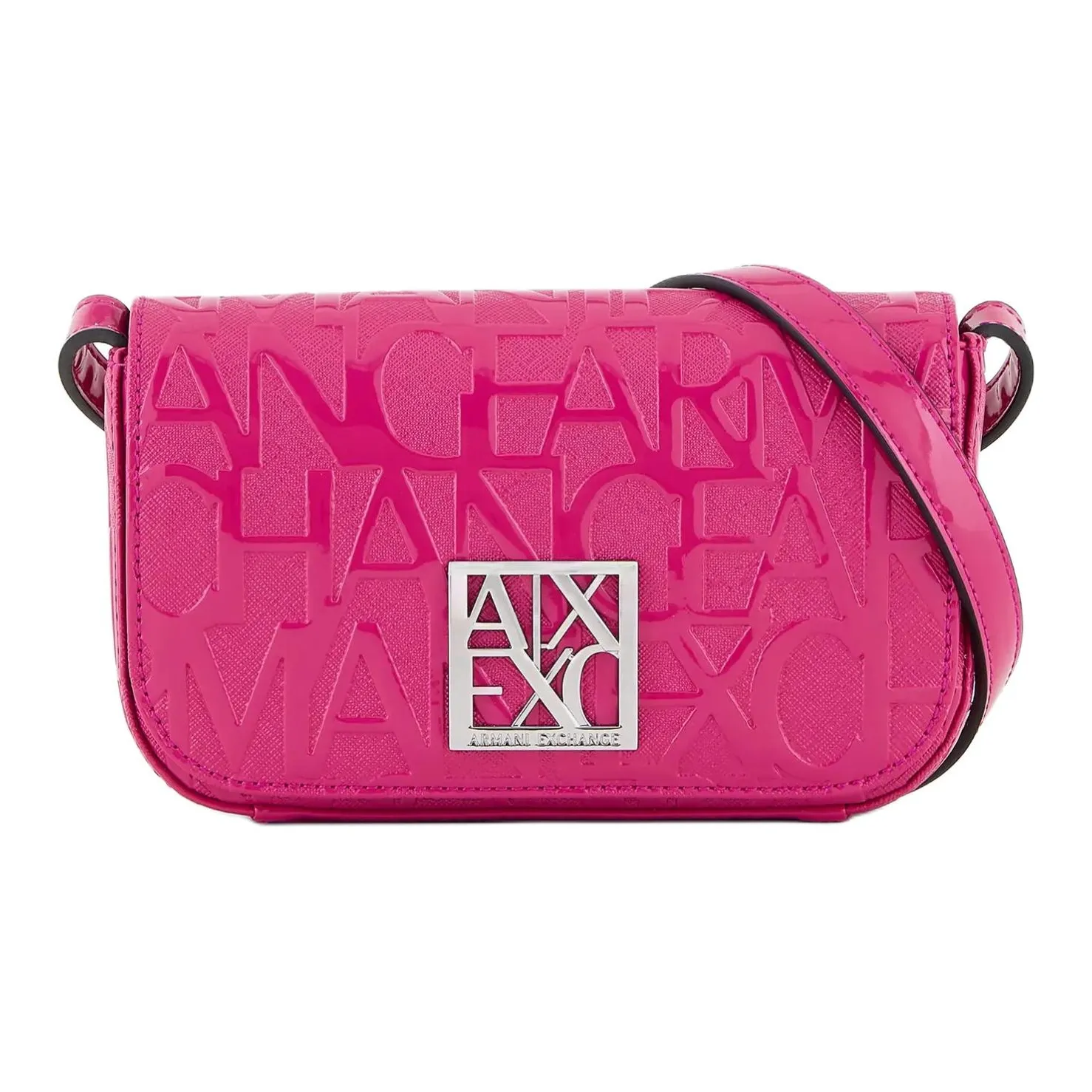 ARMANI EXCHANGEAE Полиэстер Портативная Сумка через плечо Сумка на плечо Мини Женский Фуксия