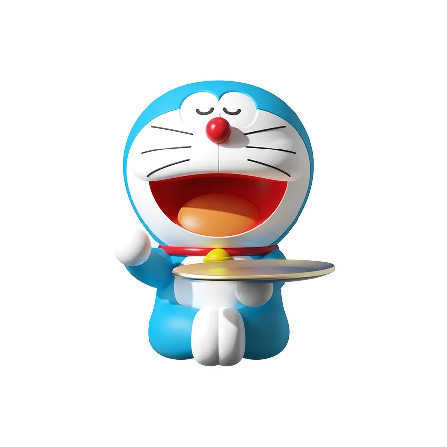 ROCK x Doraemon Characters Большая Оранжервая Фигурка в стиле Chibi