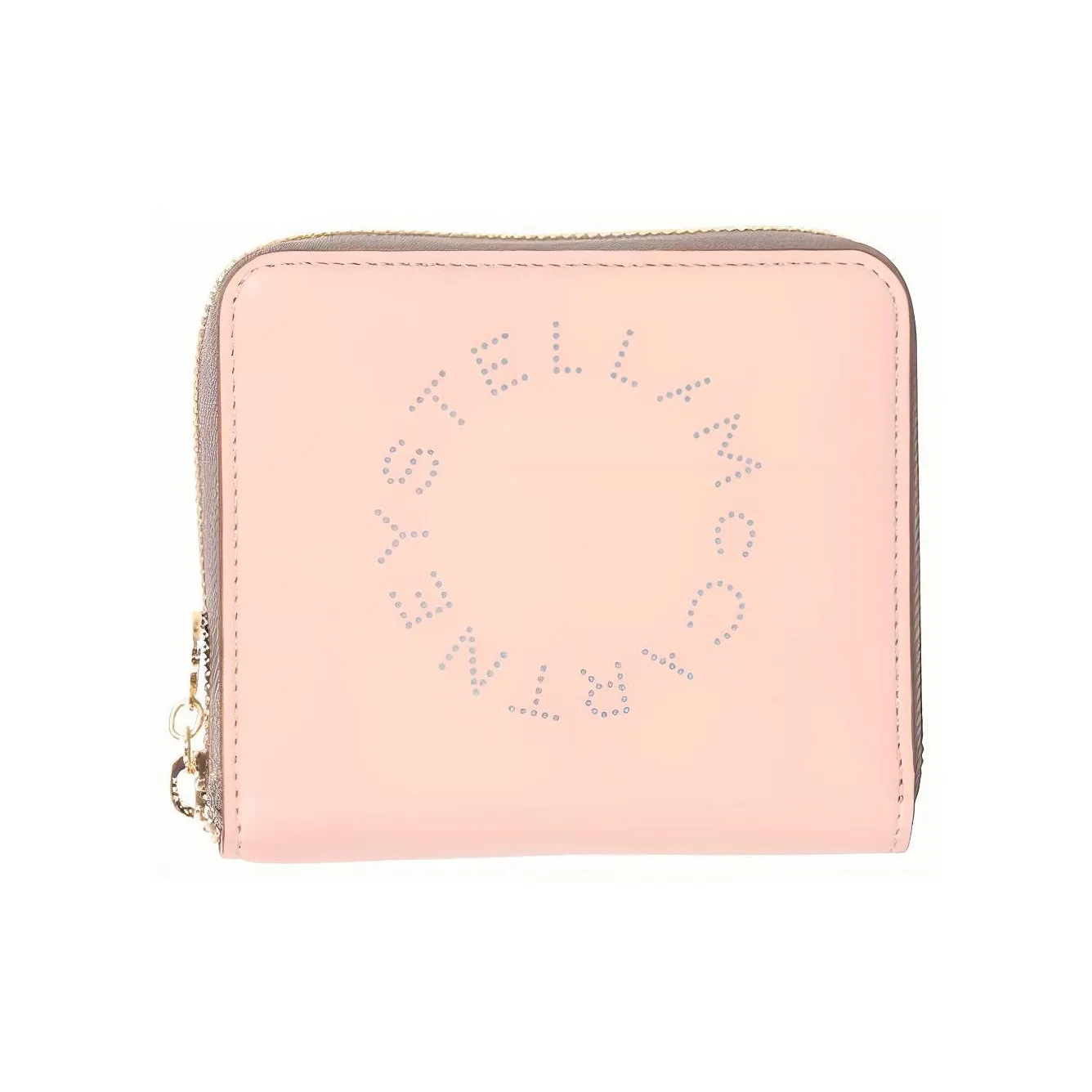 Stella McCartney Logo Perforated Zipped Wallet
