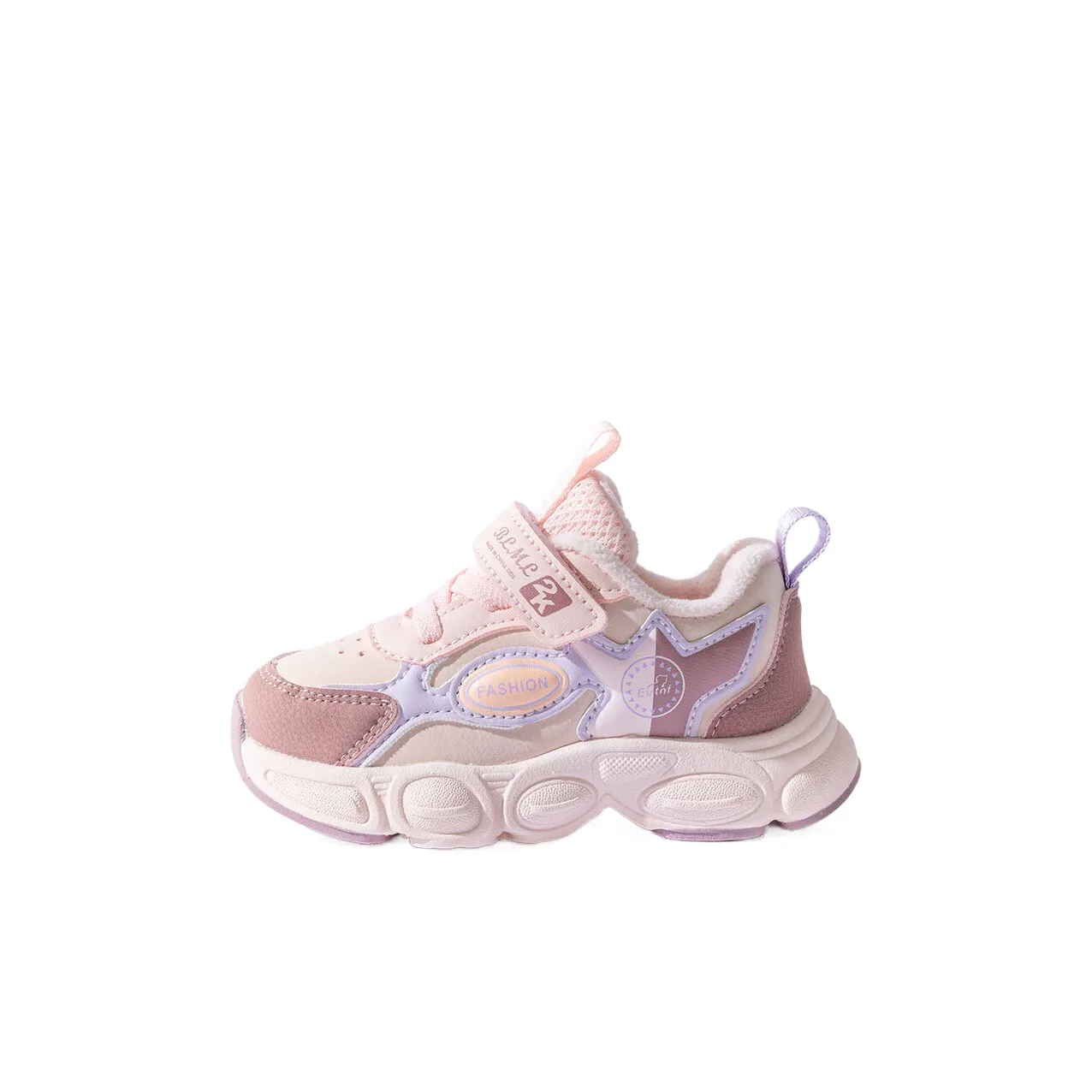 Bradmiller Slip-Resistant Warm Low-Top Kids Lifestyle Shoes Children Aged 3-7 Years Old