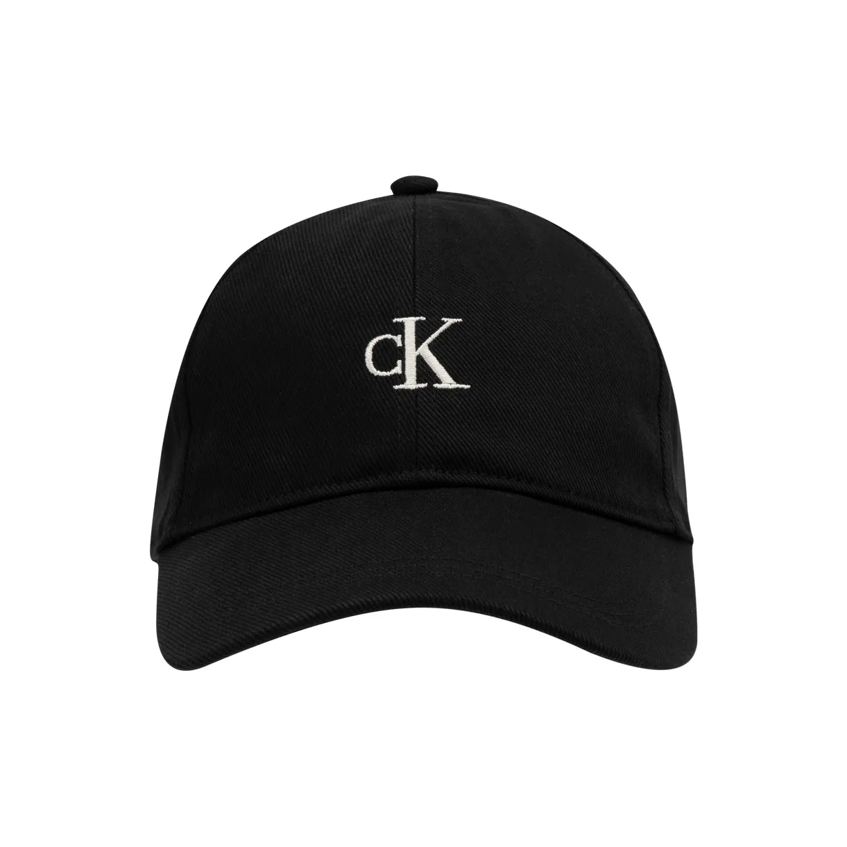 CALVIN KLEIN Cotton Baseball Caps Unisex Space Black